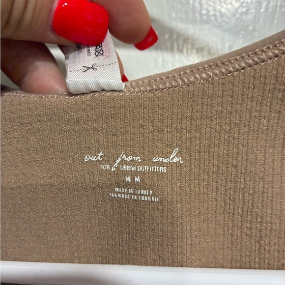 Urban Outfitters Out From Under Brown V-Neck Tank Top Size M - Picture 2 of 3